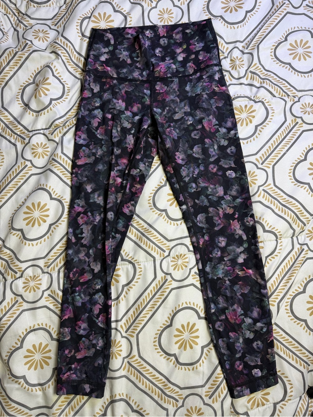 Lululemon Wunder Under High Rise 28” Leggings Activate Floral Multi Size 6